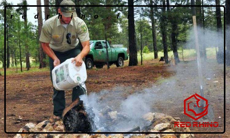 آب برای خاموش کردن آتش!